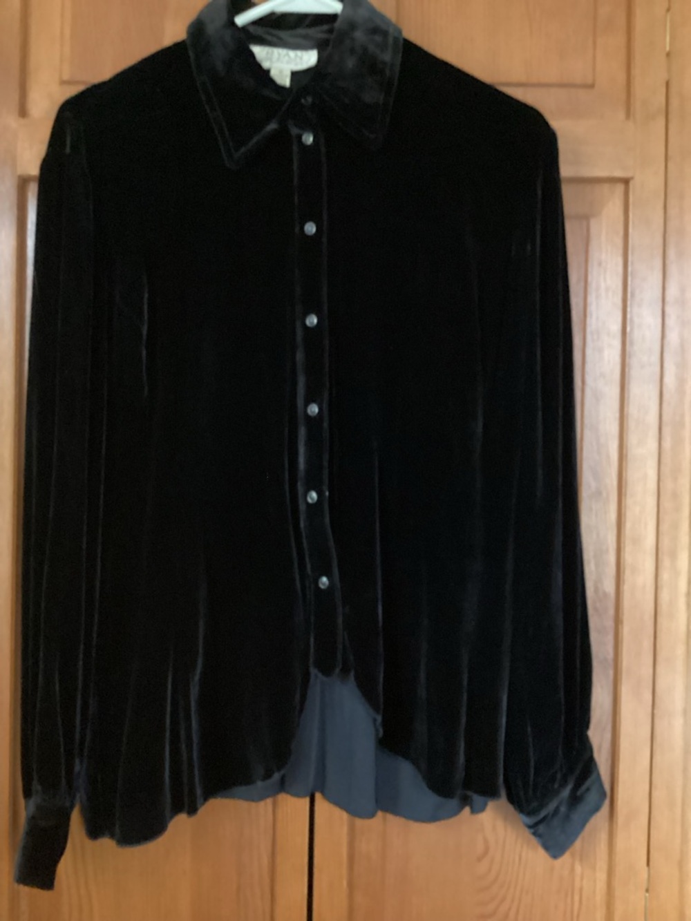 Ryan Michael velvet dress shirt